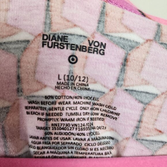 Diane Von Furstenberg for Target sz 10 / 12 girls short sleeve wrap dress - Picture 7 of 13